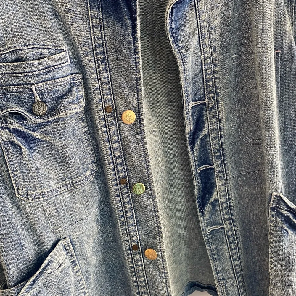 Sundance - denim jean jacket size XL - Picture 2 of 6